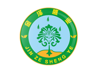 何錦江的北京金澤盛業(yè)商業(yè)服務有限公司logo設計