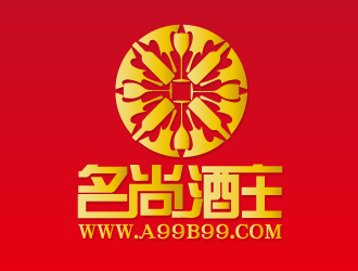 何錦江的名尚酒莊進口紅酒logo設(shè)計