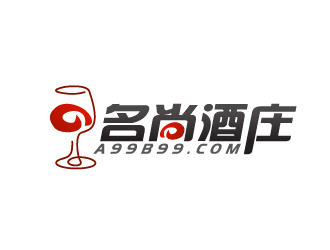 曉熹的名尚酒莊進口紅酒logo設(shè)計