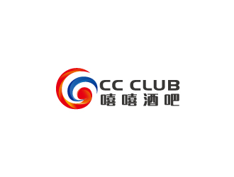 周金進的嘻嘻酒吧，，，英文用CC CLUBlogo設(shè)計