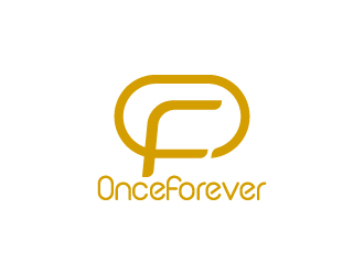 周金進(jìn)的英文:onceforever +中文:萬姿艾唯logo設(shè)計