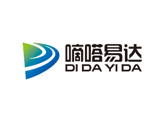 鐘炬的嘀嗒易達(dá) 物流電商標(biāo)志logo設(shè)計