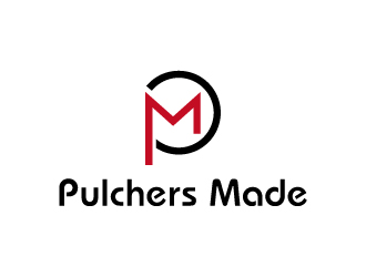 張俊的Pulchers Made英文線(xiàn)條日用品品牌logologo設(shè)計(jì)