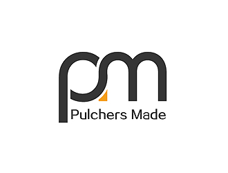 秦曉東的Pulchers Made英文線(xiàn)條日用品品牌logologo設(shè)計(jì)