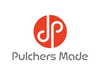 鐘炬的Pulchers Made英文線(xiàn)條日用品品牌logologo設(shè)計(jì)
