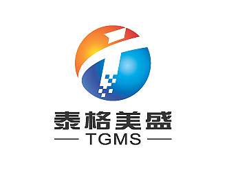 彭波的江蘇泰格美盛保潔服務有限公司logo設(shè)計