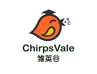 吳曉偉的雛英谷/ChirpsVale英語(yǔ)教育logo設(shè)計(jì)logo設(shè)計(jì)