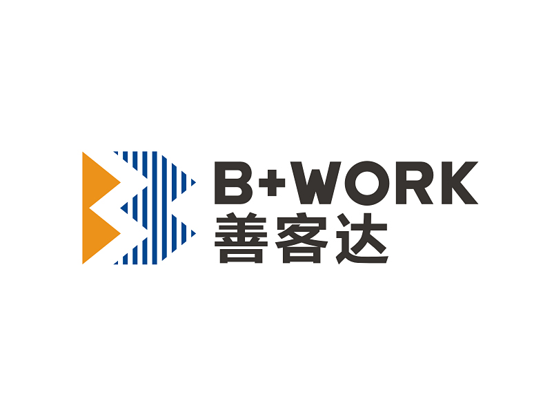 吳世昌的B+WORK 善客達(dá)logo設(shè)計