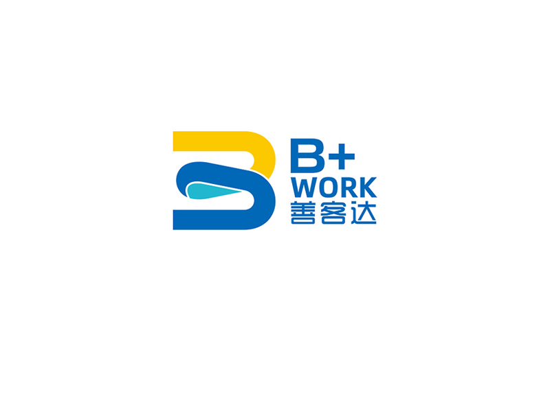 B+WORK 善客達(dá)logo設(shè)計(jì)
