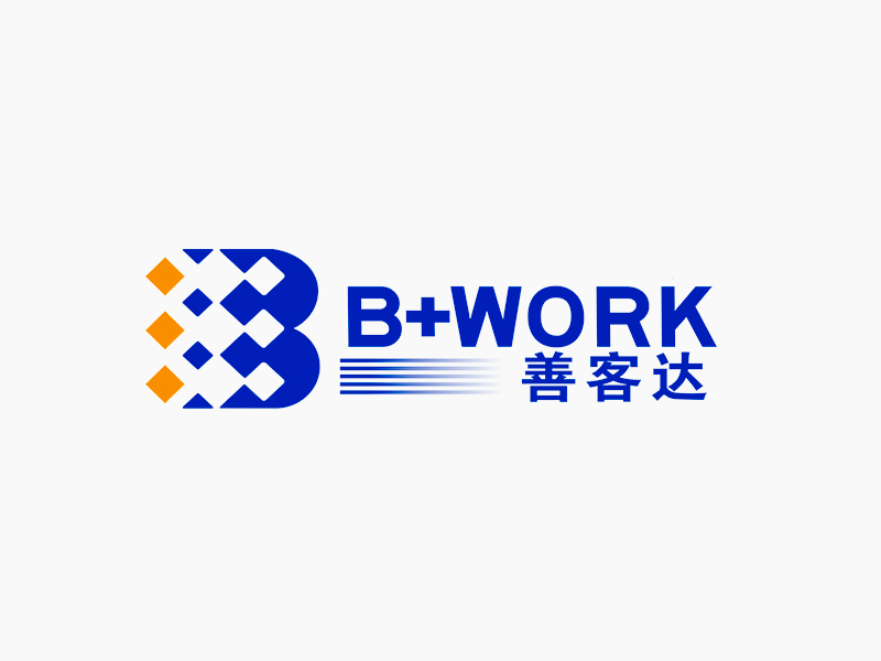 李杰的B+WORK 善客達(dá)logo設(shè)計