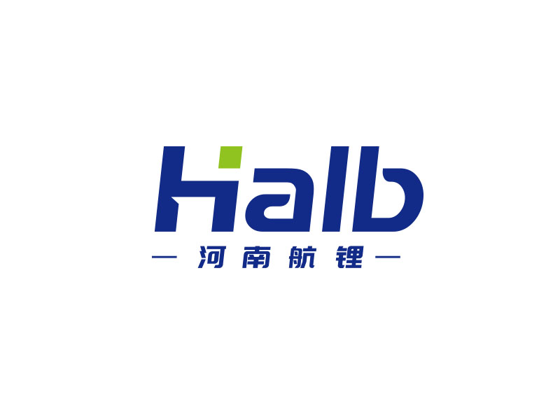朱紅娟的logo名稱：halb，公司名稱：河南航鋰新能源科技有限公司logo設(shè)計(jì)