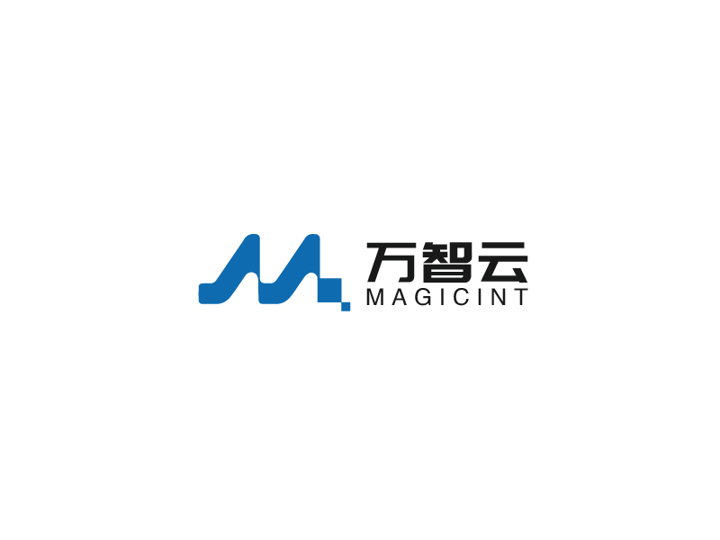 中文:萬智云 英文:magicintlogo設(shè)計(jì)