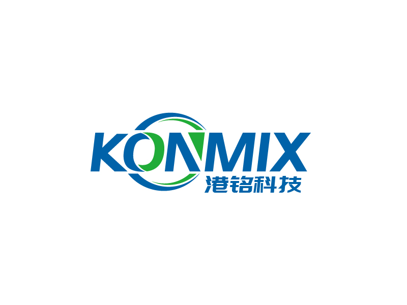 張俊的KONMIX  + 港銘科技logo設(shè)計