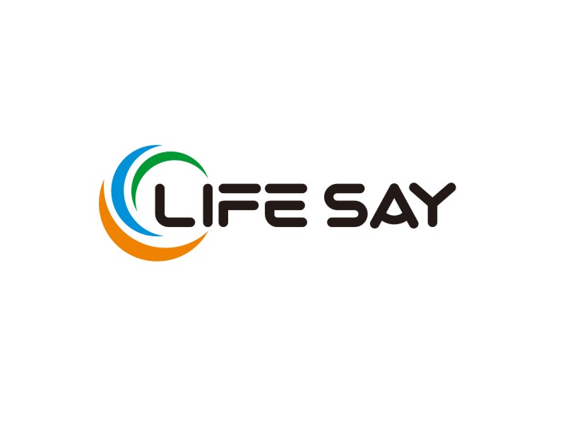 譚家強的life say / LIFE SAYlogo設(shè)計