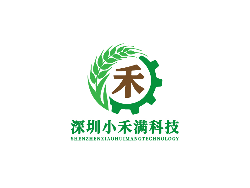李寧的深圳小禾滿科技有限公司logo設(shè)計