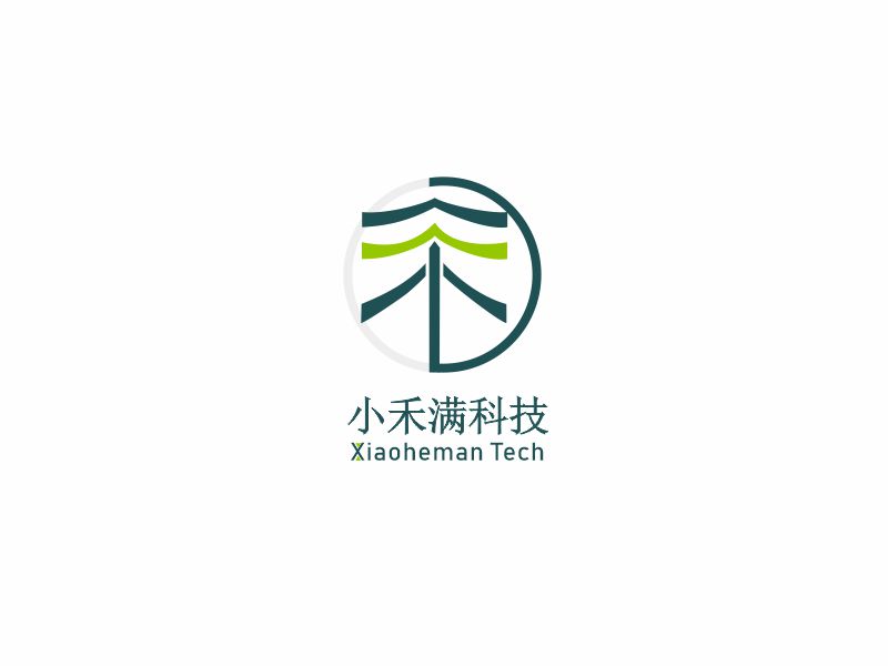 向紅的深圳小禾滿科技有限公司logo設(shè)計