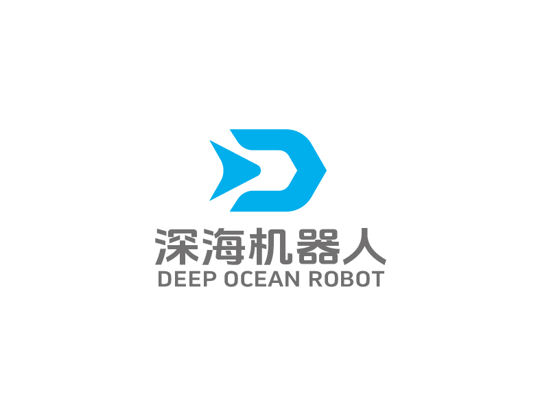 張俊的深海機器人科技有限公司logo設(shè)計